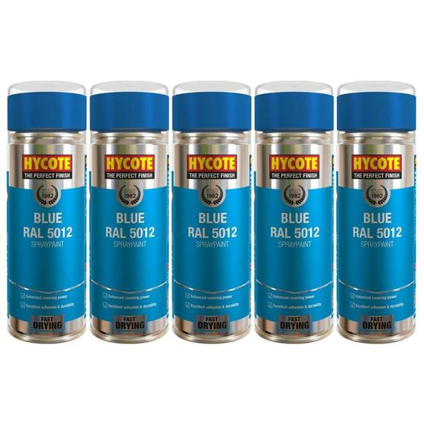 Hycote 5X Hycote Blue Spray Paint 400ml