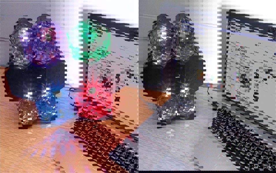 FX Lab Fxlab 4-Way Led Light Effect With Bluetooth Speaker