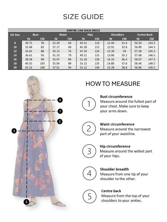 HotSquash Empire Line Maxi Dress