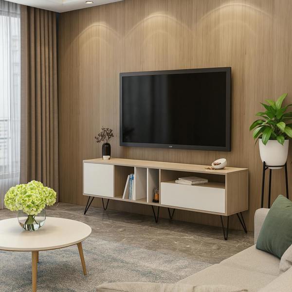 Decorotika Mistico Modern Tv Stand TV Cabinet for TV's up to 71"