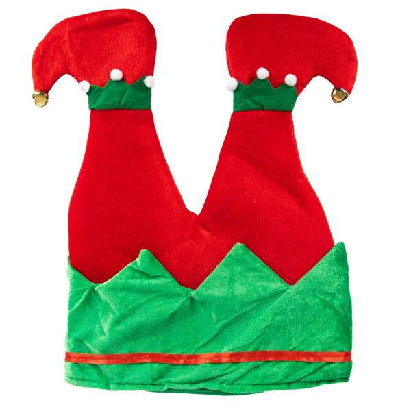 Elf Legs Christmas Hat with Jingle Bells for Festive Parties and Holiday Fun image 3
