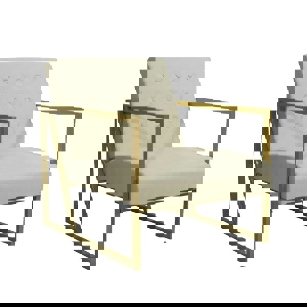 Dorel Home Lexington Modern Chair in Ivory