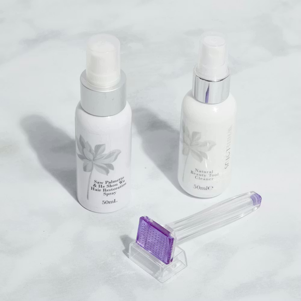 White Lotus Beauty Hair Thickening Spray with Activated Ginseng and Saw Palmetto
