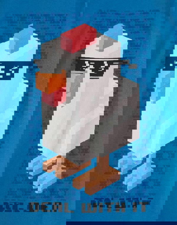 Crossy Road Boys Blue Short Sleeved T-Shirt