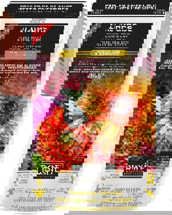 Bronte Heritage All Purpose Flower Soluble Plant Food Nutrient Rich Fast Acting Fertiliser Balanced Formula Healthier Growth Bigger Blooms 250L Feed