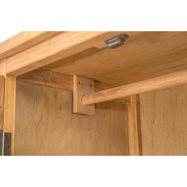 Cabinet Bits Lucca 2 Door Wardrobe Brass Knob