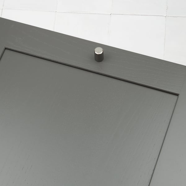 Handle & Home Brushed Nickel Knurled Knob