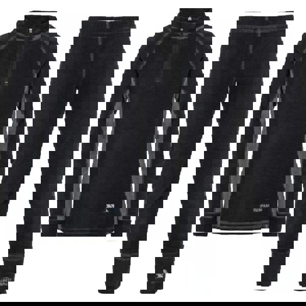 Trespass Childrens/Kids Bubbles Fleece Top And Bottom Base Layers - Black - 