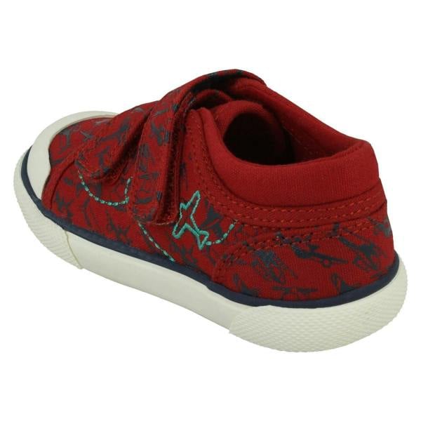 Start-rite Boys Startrite Casual Aeroplane Canvas Shoes Zoom