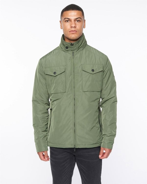 Duck and Cover Blensons Padded Jacket Dark Olive