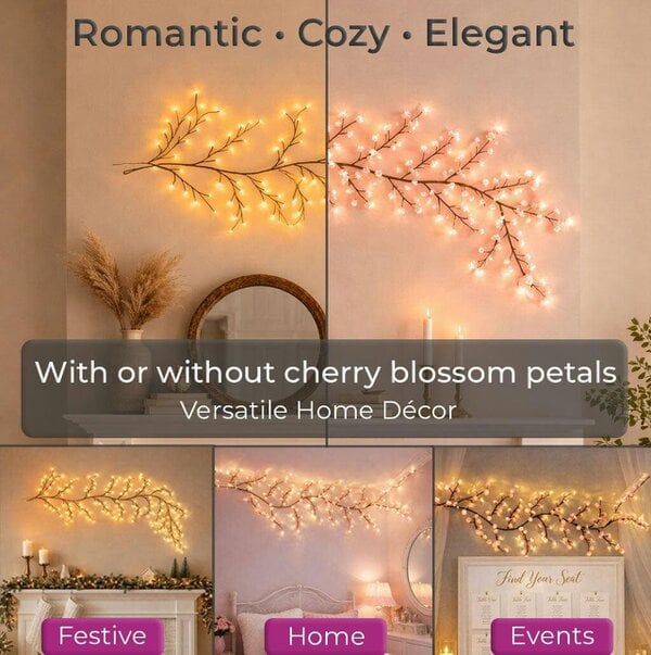 Neo 2.3M LED Cherry Blossom Fairy Lights with 144 LEDs
