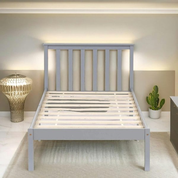 Rafaelo Mobilia Pine Single 3ft Bed Frame Grey