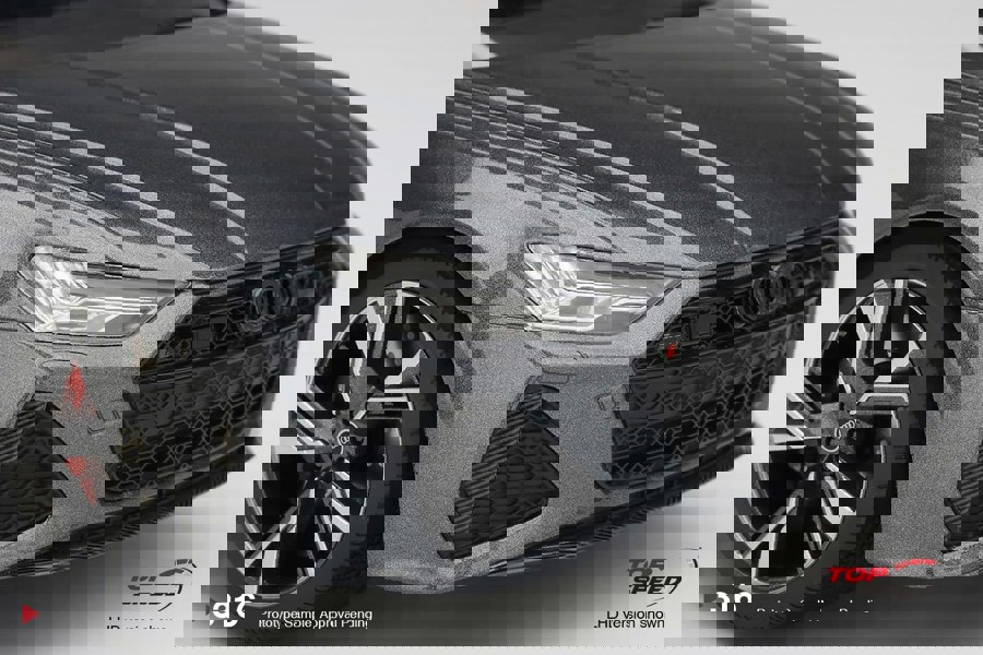 TSM Audi RS6 Avant Carbon Black Daytona Grey 1:18 Scale TSM TS0316