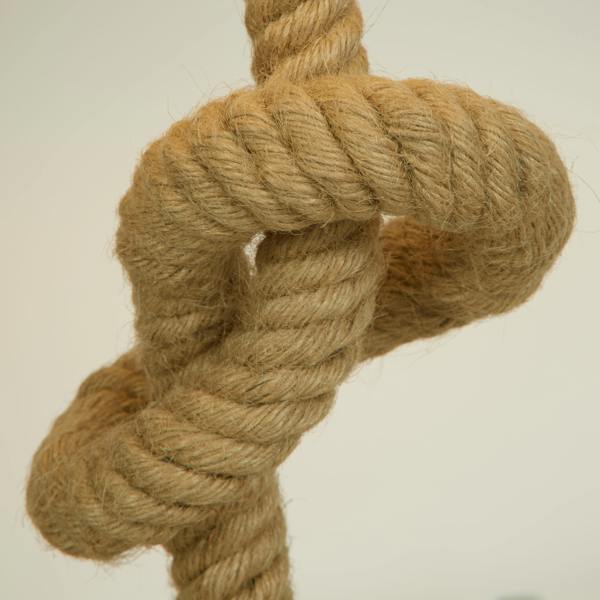 Lighting Collection Dawlish Rope Knot Table Lamp