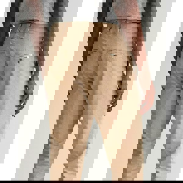 GANT Mens Slim Fit Twill Chinos - 248 Dark Khaki