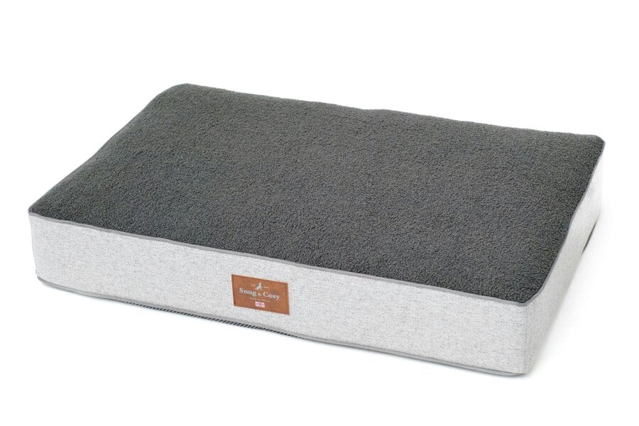 Snug and Cosy Pets Heritage Tweed Orthopaedic Pet Lounger - Comfort & Support