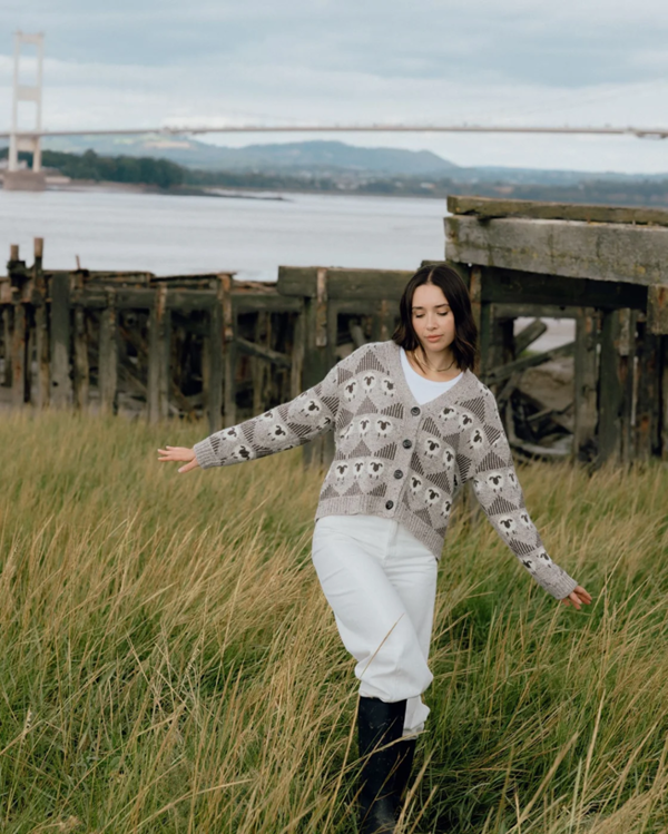 Peregrine Megan Sheep V-Neck Cardigan