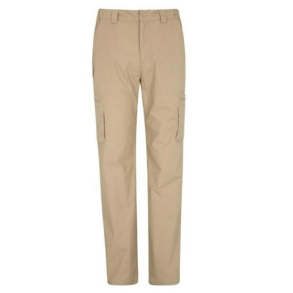 Mountain Warehouse Mens Trek II Short Cargo Trousers - Dark Beige - 