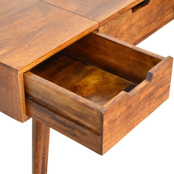 Artisan Furniture Chestnut Foldable Mirror Table