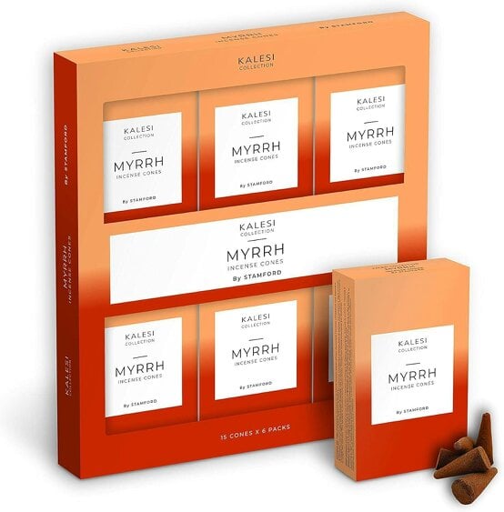 Kalesi Collection Myrhh Scented Incense Cones Pack of 6