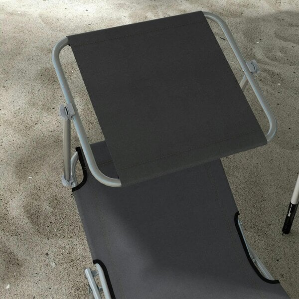 Bobobiy Outdoor Foldable Sun Lounger Set of 2, Grey