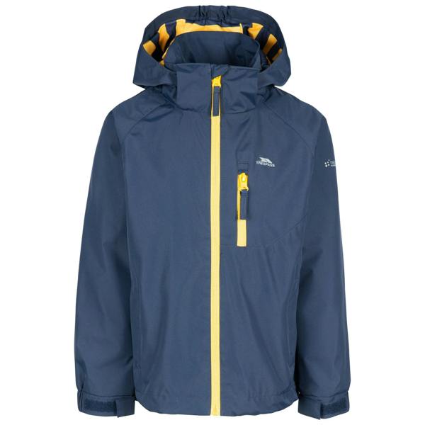 Trespass Childrens Boys Overwhelm Rain Jacket - Navy - 