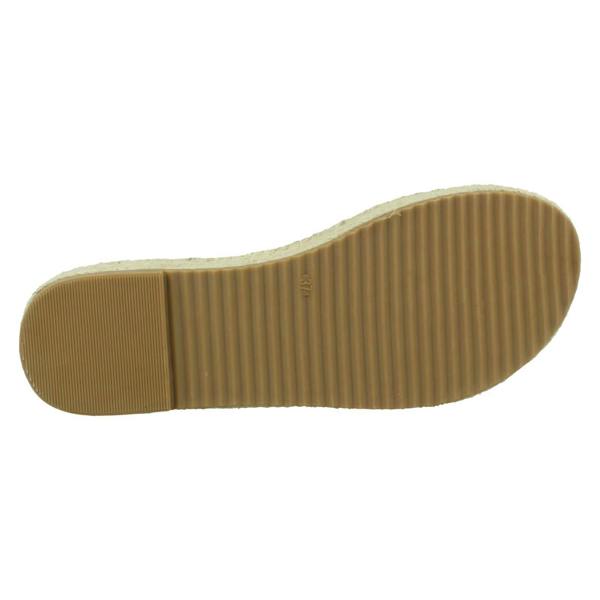 Down to Earth Ladies Down to Earth Gladiator Platform Espadrille with Ankle Strap F12084