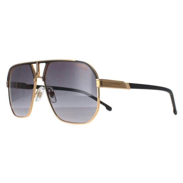 Carrera Sunglasses 1062/S SAO 9O Matte Black and Gold Dark Grey Gradient