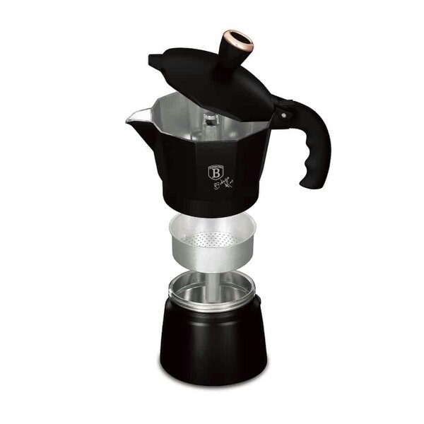 Berlinger Haus Coffee maker, 3 cups BH8560 Black Rose
