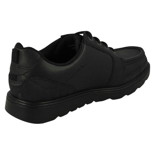 Start-rite Boys Rhino By Startrite Camoflauge Material Detailed Lace Up Moccasin School Shoes Cadet