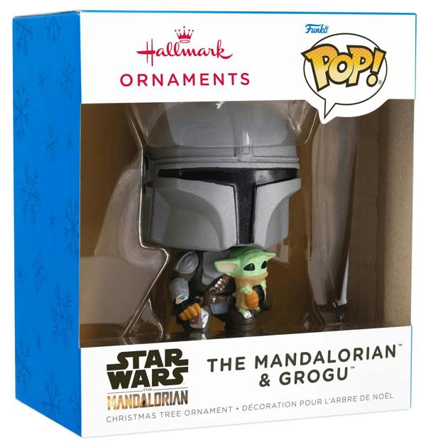 Hallmark Star Wars - The Mandalorian & Grogu Funko POP! Christmas Tree Ornament