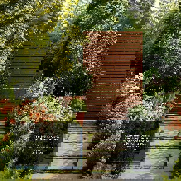 Nicoman Metal Indoor/Outdoor Privacy Screen 90cm x 180cm - Slats