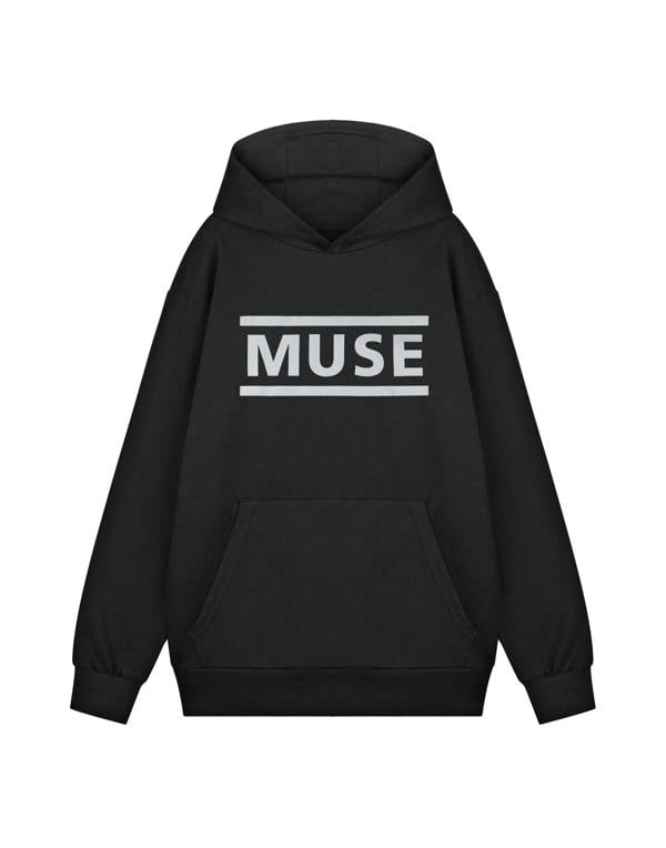 Muse Unisex Black Logo Hoodie