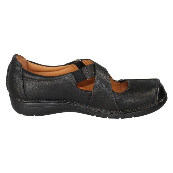 Clarks Ladies Unstructured by Clarks Hook and Loop Casual Shoes Un Loop Strap