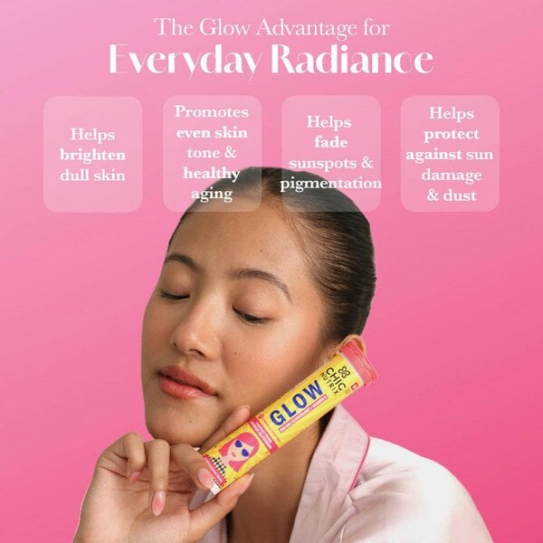 Glow Glutathione Tablets for Skin Brightening – Strawberry & Lemon Flavour, Pack of 1