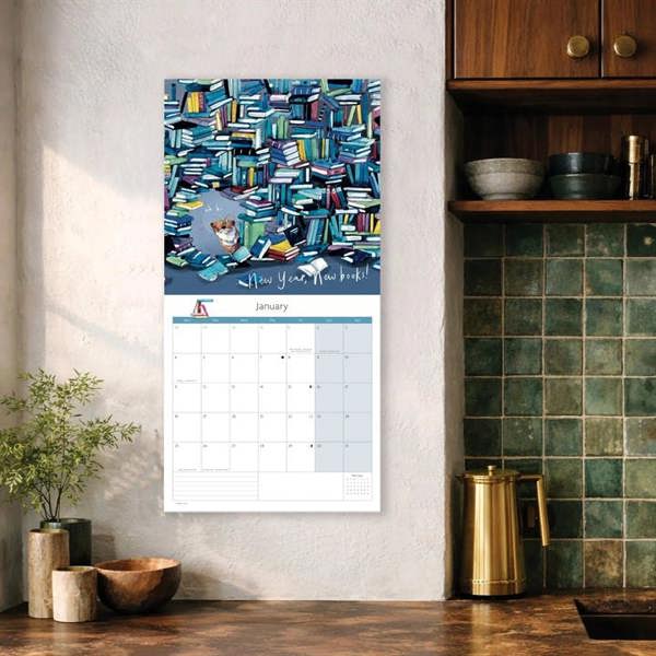 Snowtap, The Bookish Calendar 2027, Wall Calendars, Month To View, History & Literature, Gift