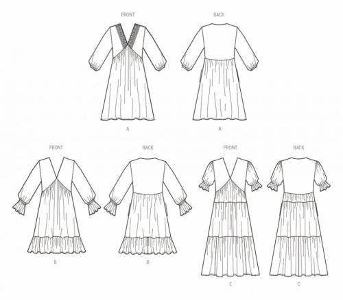 Simplicity Sewing Pattern 9702, Dresses for Women, K5 (8-10-12-14-16) - Intermediate