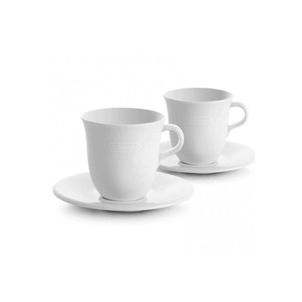 De’Longhi De'Longhi DLSC309 Porcelain Cappuccino Cups Twin Pack 270ml White
