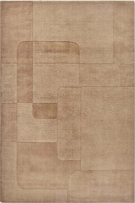 The Rugs Handwoven Abstract Design Wool Rug