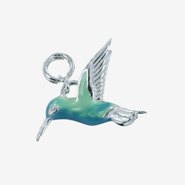 Hummingbird Sterling Silver Charm - Reeves & Reeves