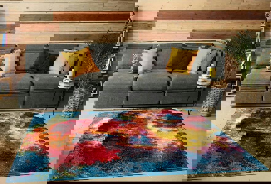 Smart Living Carved Rug Multi - Splash