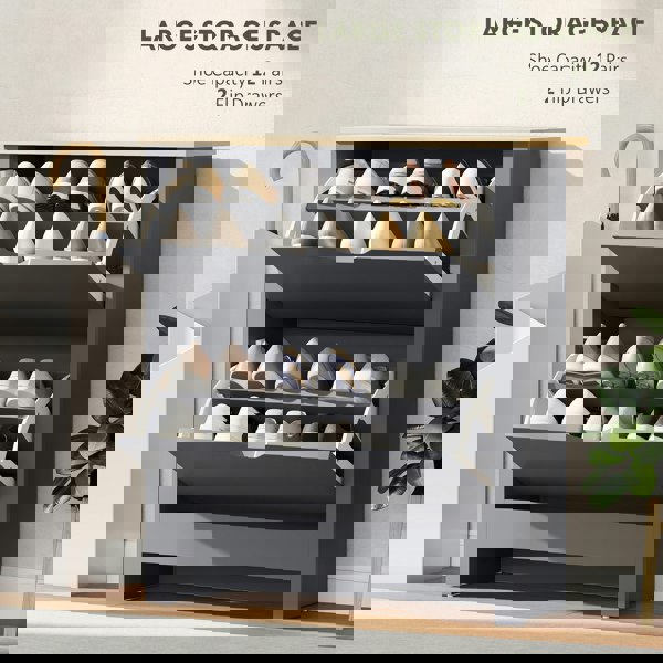 Flip-down Shoe Cabinet