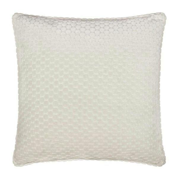 Paoletti Neptune Velvet Cushion Cover - Ivory
