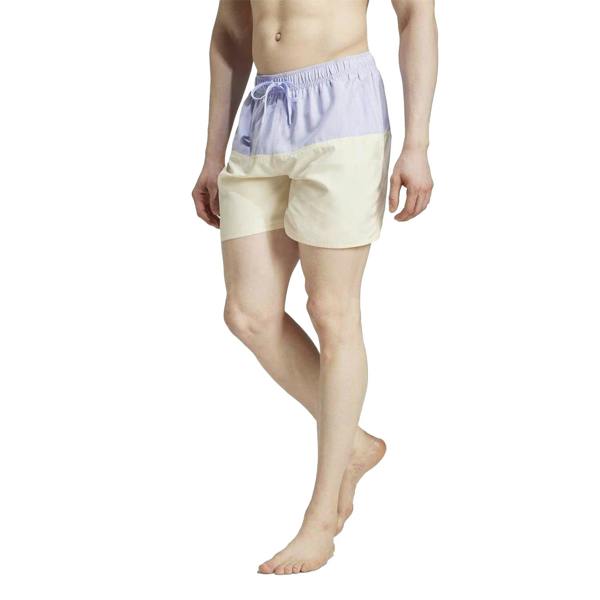 Adidas Mens CLX Colour Block Mesh Swim Shorts - Violet - 