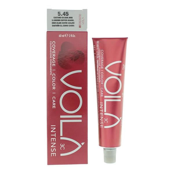 Intercosmo Voila 3C Hair Colour 60ml - 5.45 Light Brown Copper Mahogany
