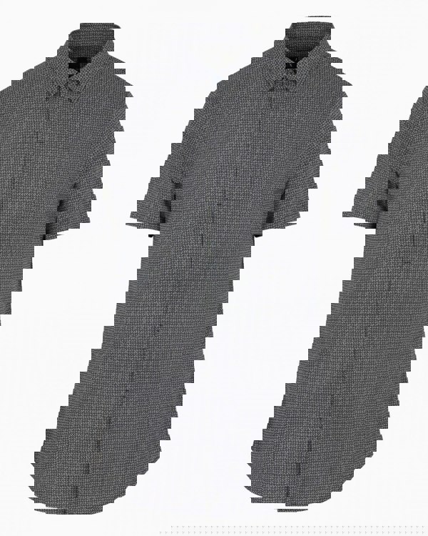 Armani Exchange Armani Exchange Mens Short Sleeve AOP Logo Pattern Shirt