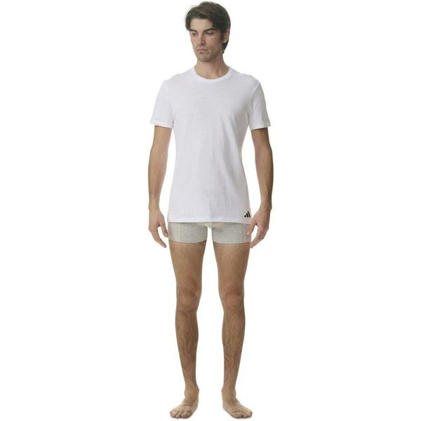 Adidas Mens T-Shirt (Pack of 3) - White - 