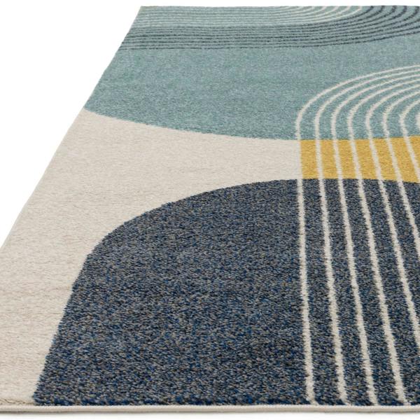 Asiatic Muse MU15 Blue Retro Rug