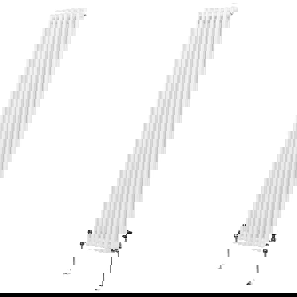 Monstershop Traditional 2 Column Radiator - 1800 x 472mm - White