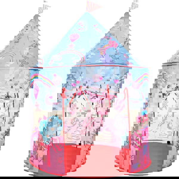 Trespass Childrens/Kids Chateau Play Tent With Packaway Bag - Candyland